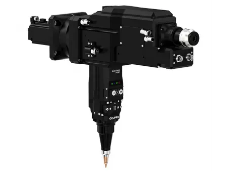 Testa di taglio laser a fibra 8 kW con smusso (angolo retto a pendolo singolo)