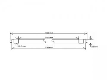 Tubo LED T8 8W