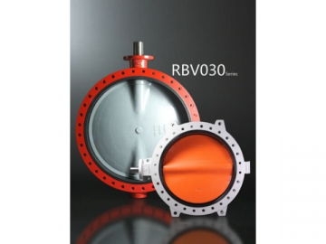 Valvola a farfalla con sede elastica tipo a U Serie RBV030